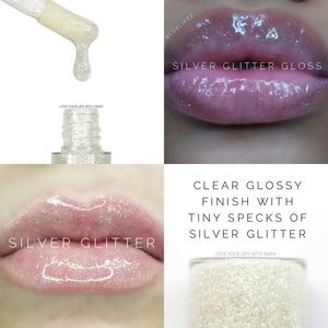 Silver Glitter Gloss
